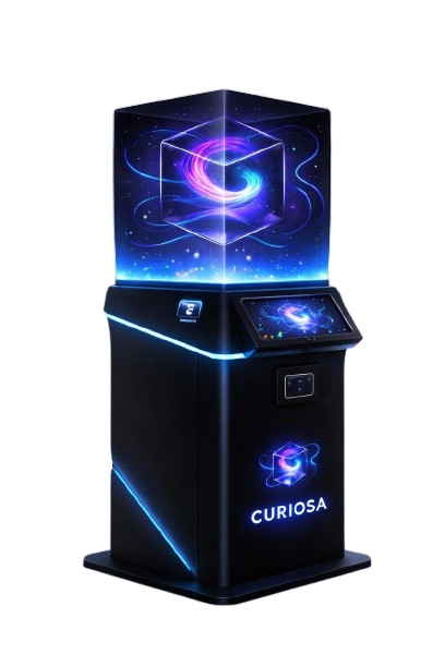 CURIOSA — instalación interactiva de ciencia real